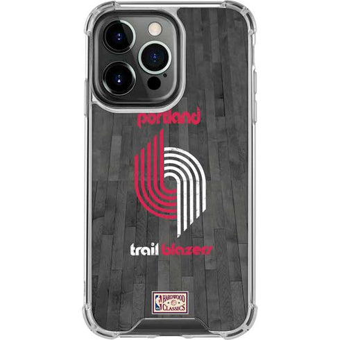NBA Portland Trail Blazers Hardwood Classics iPhone 16 Pro Clear Case